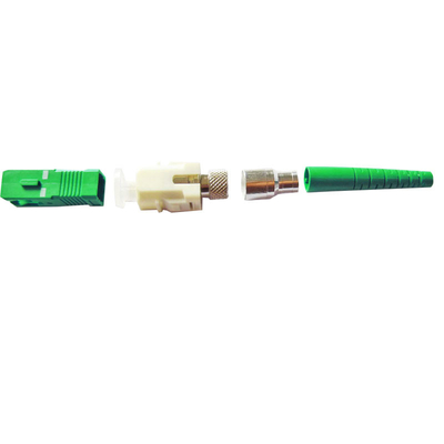 SC APC Tek Modlu Fiber Konnektör 3.0mm CE RoHS FCC Sertifikası